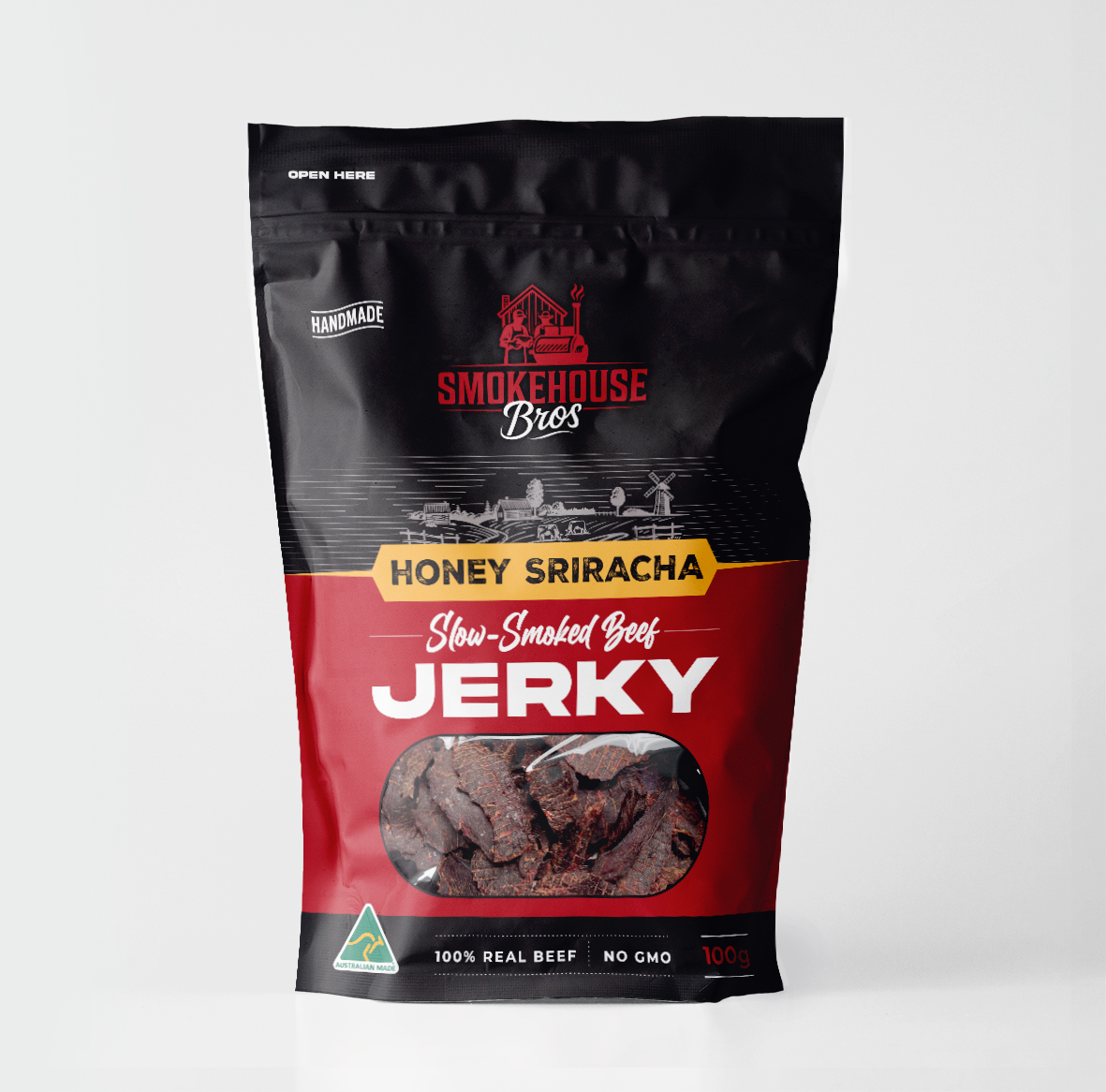 Honey Sriracha Smoked Jerky