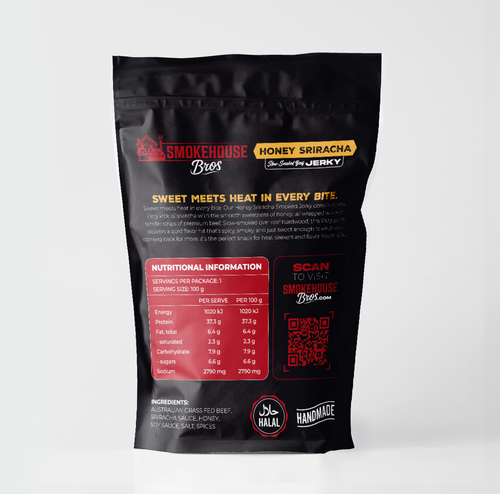 Honey Sriracha Smoked Jerky